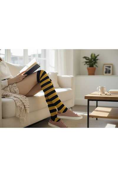 erceys Women's Knee High Stylish Quality Cotton Socks
