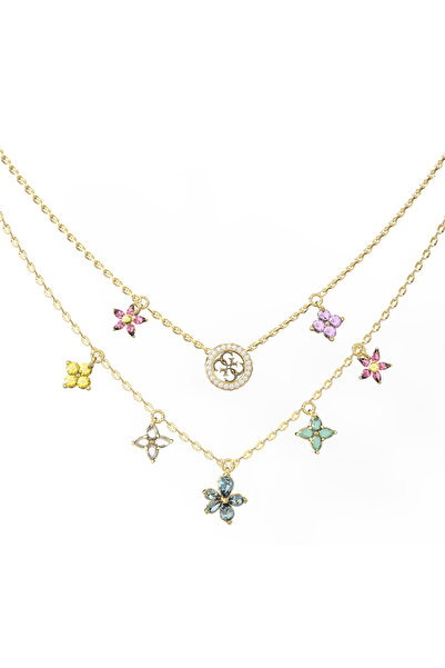 Guess Secret Garden Goldfarbene Halskette JUBN06028JWYGMCT-U