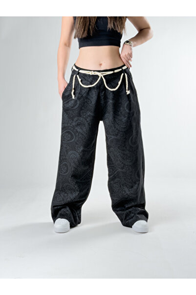 COCOPELLI Ethnic Patterned Women's Baggy Trousers Coc2840