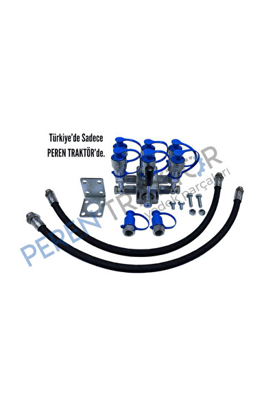 (6 Outlets 2 Inlets) 8 Dumper Outlets Compatible with All Tractors