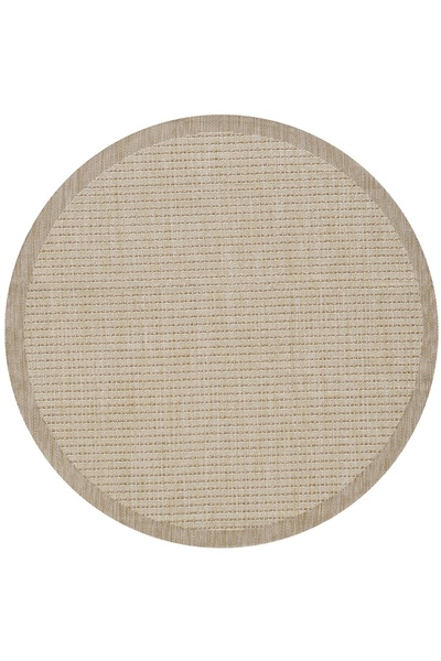 Talis Στρογγυλό χαλί Giza Μπεζ 200x200 cm