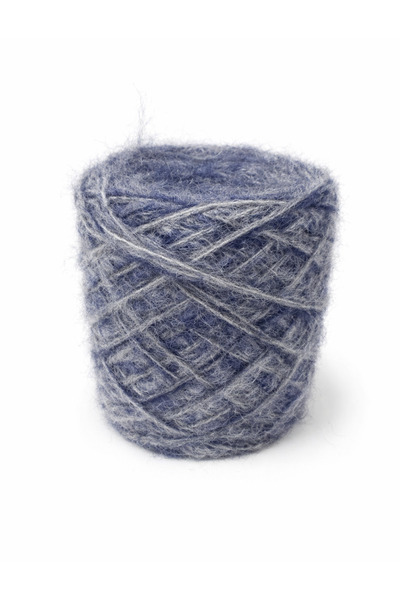 U5 FASHION El Örgü İpi 3 Kat Tiftik Tüylü Ebruli İplik Lacivert Füme Gri 100 ...