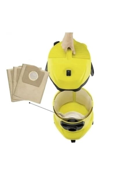 Filtrex Set de 10 pungi de hârtie pentru aspiratoarele Karcher WD3