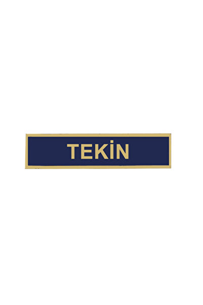 ÇUKUROVA ÜTÜ ''TEKİN'' JANDARMA ASAYİŞ PVC İSİMLİK, , Cırtlı, 10 cm x 2,5 cm,...
