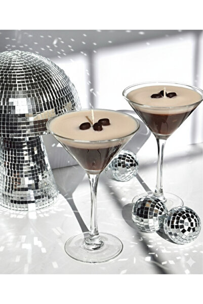 Petek Atelier Espresso Martini Konsept Mum , Kahve Kokulu , %100 Soya Wax