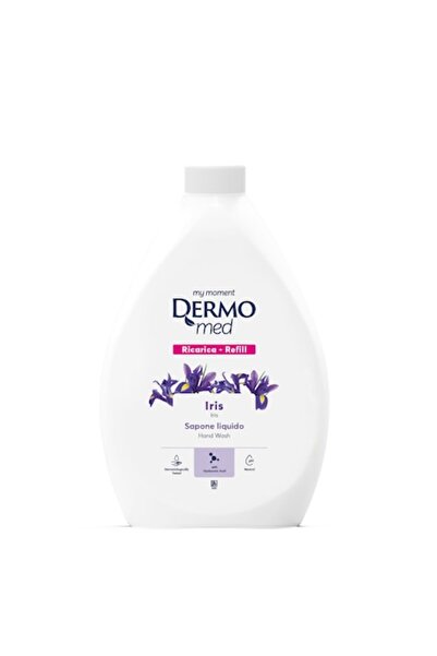 Dermomed Liquid Soap Cream Refill with Talc and Iris, 1000 ml
