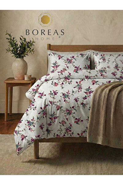 Boreas Home FLORAL Еластична простирадло Двоспальний комплект постільної білизни