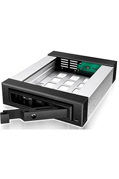 RaidSonic Rack mobil IcyBox pentru HDD SATA/SAS de 3,5''/2,5'', negru