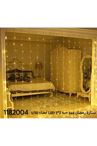 Led أضواء سلسلة ستائر Clearhill 3 × 3، 300 مصباح LED، إضاءة دافئة، 8 أوضاع إض...