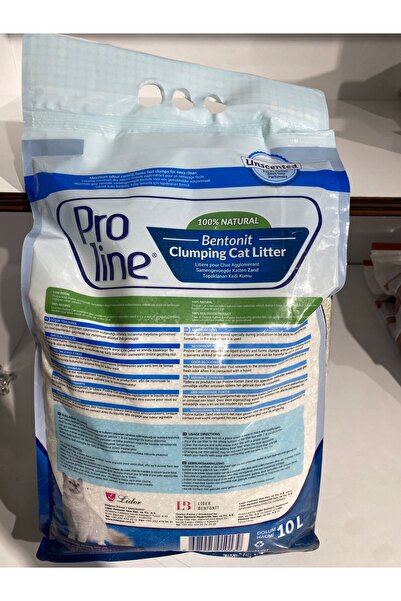 Proline kedi kumu bentonit parfümsüz 10lt