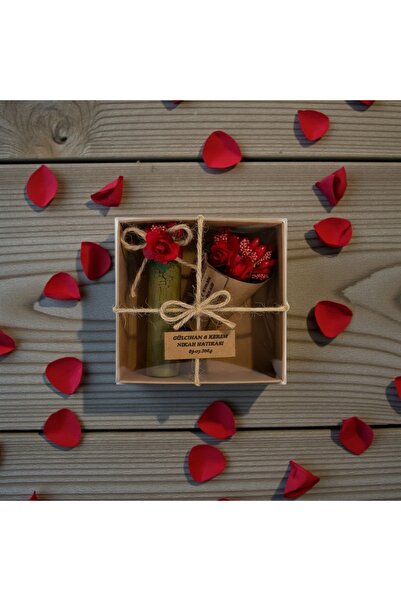 MydesignsK G Kına Hediyeliği / Kına & Mini Çiçek Konsepti 10 Adet