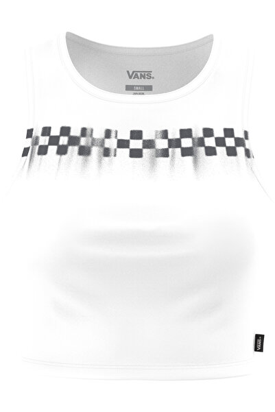 Vans Top Check Wash Fitted Crop Tank