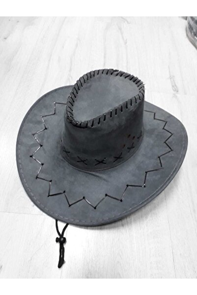 bilqasmi Suede Fedora Hat Cowboy Style, Adjustable Drawstring, Unisex Hat