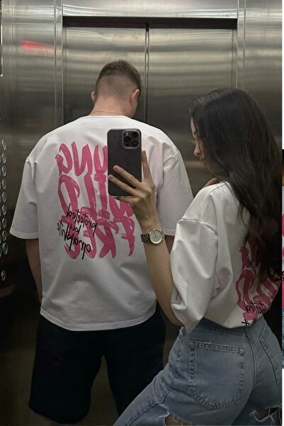 The Champ Clothing Унисекс тениска с голям размер Young Wild Free с принт, бя...