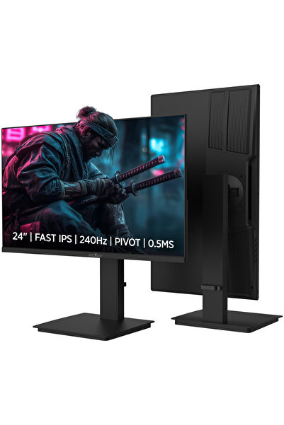 James Donkey Ravel R45 24'' 240Hz 0.5Ms Fast IPS FHD Pivot Gaming Monitör