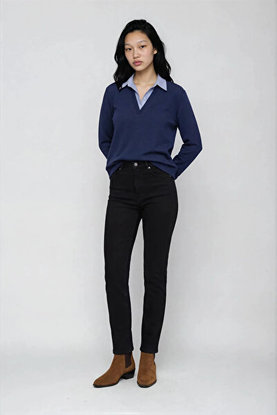 cemo Gömlek Detaylı İkili Görünümlü Sweatshirt