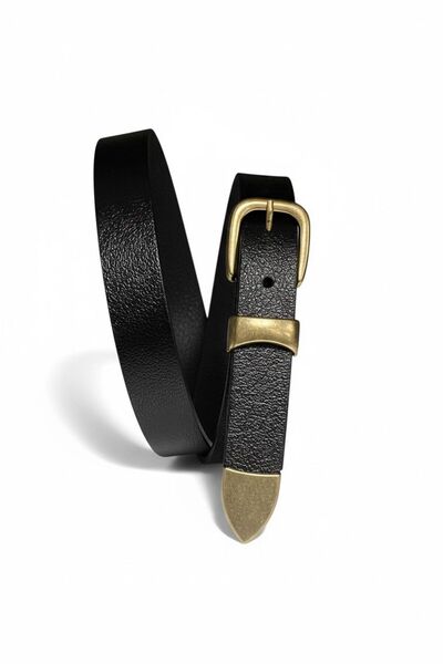 Kemerix 100% Genuine Leather Design with Suit Buckle Zara Model Belt, Pants B...