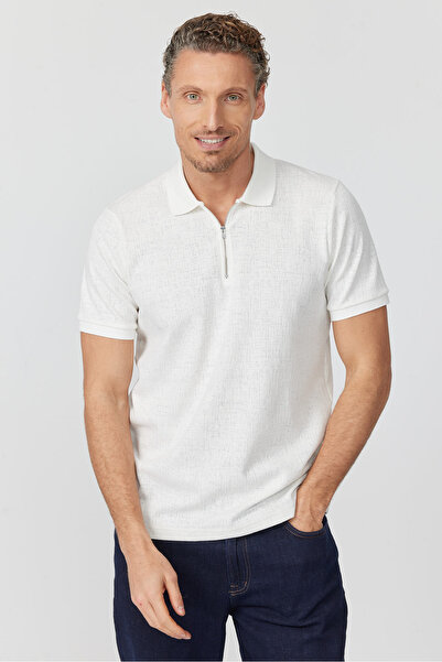 PAULMARK Ανδρικό μπλουζάκι πόλο με φερμουάρ