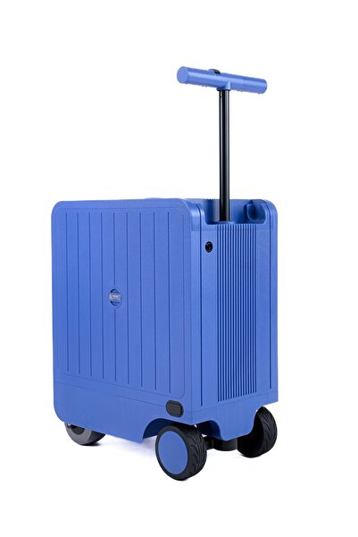 MAC CENTER Smart wheeled suitcase – vertical design with front drawer and con...
