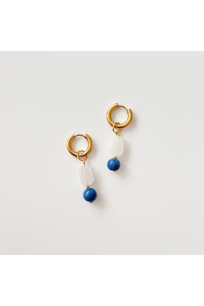 Vesce Atelier Oceans Natural Stone Earrings