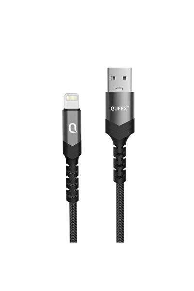 QUFEX USB To Lightening 1M Fast Charging Braided Cable - QFXDCFBA2L