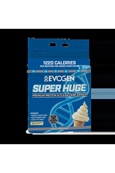 EVOGEN Evogen Nutrition Super Huge Mass Gainer (5.4 kg) - Vanilla Ice Cream