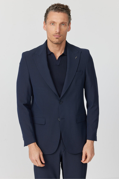 PAULMARK Men's Swallow Collar Jacket