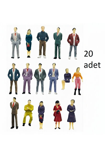 sfs elektrik figür MAKET İNSAN FİGÜRÜ 1/50 ölçekli 20 Lİ PAKET