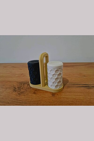 DU&ER طقم ملح وفلفل - ملحق حامل التوابل مع حامل