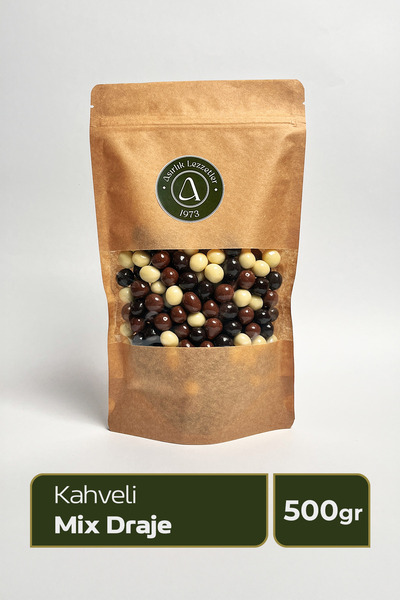 Asırlık Lezzetler Mix Kahveli Draje - Sütlü, Bitter ve Beyaz Çikolata Kaplı 5...