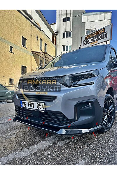 ANKARA BODYKİT BERLİNGO ÖN TAMPON ALT LİP - PLASTİK PARLAK SİYAH