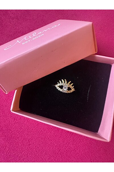 Milena Designer Store Milena Istanbul Stone Eye Joint/Ring Finger Ring
