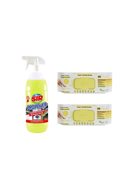 Sır Universal degreaser 1L + DeepFresh multi-surface wipes 100 pcs x 2 packs