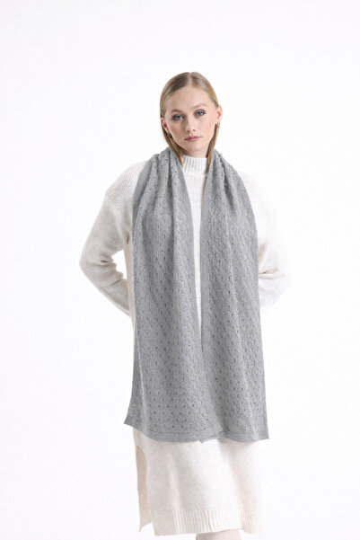 Wega Moda Fully Openwork Knitwear Scarf – Women's Stylish and Lightweight Kni...