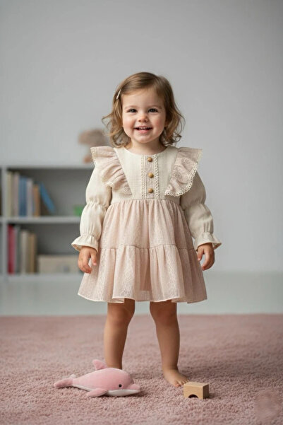 aysskids Casey Holiday Long Sleeve Skirted Special Occasion Girls' Dress