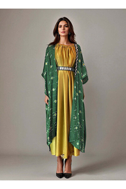 ECSTACY COUTURE Naqsh cape set G