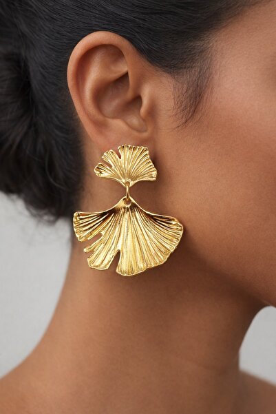 Jack Ferrero أقراط جينكو الذهبية