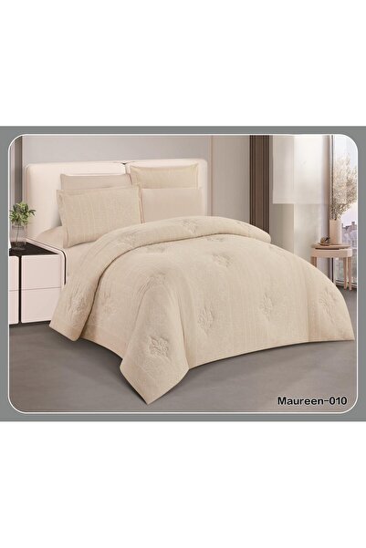ALMIAAD Elegant summer jacquard double bedsheet set, soft microfiber fabric w...