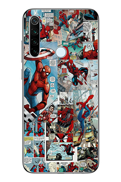 moonset Redmi Note 8 Uyumlu Baskılı Yumuşak Silikon Şeffaf Telefon Kılıfı