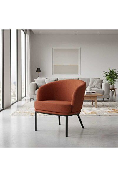 Arnohome Modern chair with a contemporary design - luxurious fabric and black...