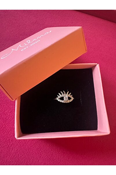 Milena Designer Store Milena Istanbul Stone Eye Joint/Ring Finger Ring