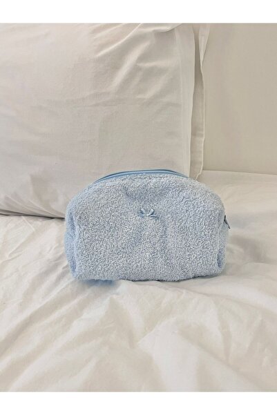 Lulishop Blue Cozy Makyaj Çantası ORTA BOY
