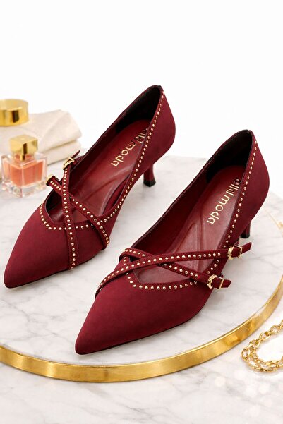 Ajax Bordo 3 Cm Ortopedik Günlük Özel Gün Ayakkabı