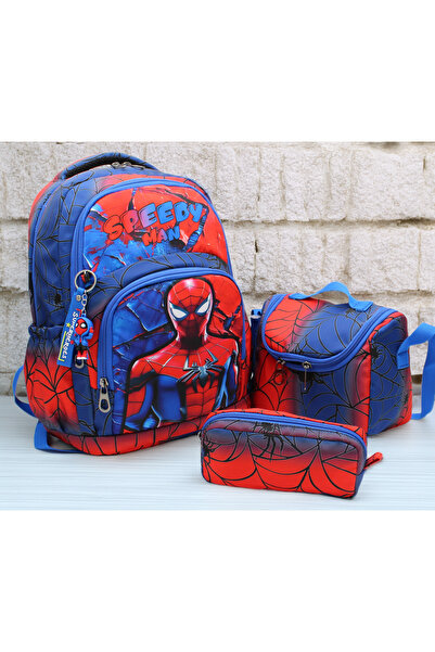 Bevitton Набір з 3 шкільних рюкзаків для хлопчиків, синій рюкзак з малюнком п...