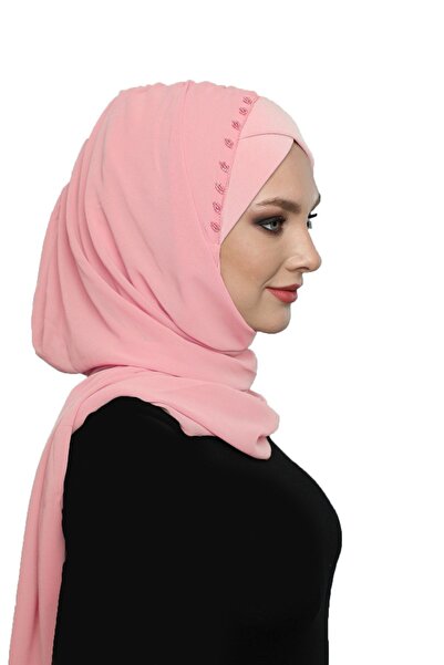 elysianfidan غطاء رأس طبي جاهز للارتداء مع حجر تاكماتيك وشال، مناسب للصلاة ول...