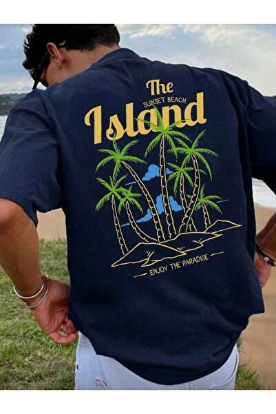 DİVİN New Season Printed Fabric Oversized T-Shirt