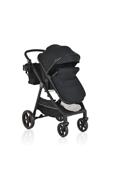 Moni Детска количка Tokyo Black 2 в 1 0-4 години с обръщаема алуминиева рамка...