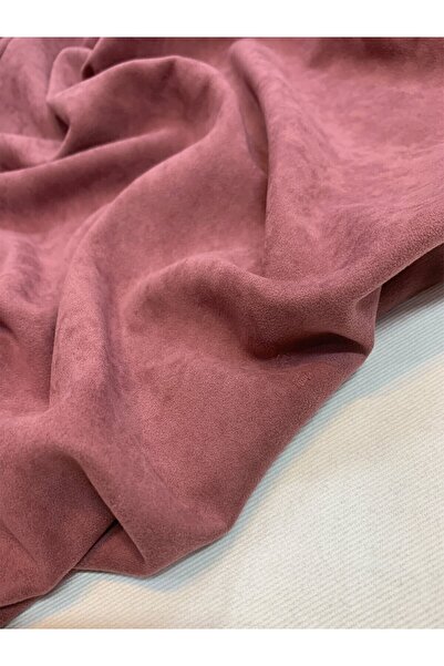 Yiğit Kumaş Dusty Rose Suede Fabric – Woven Clothing Material