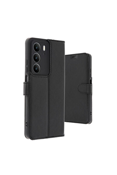 magicool Realme C75 4g Trend S Plus Kapaklı Kılıf - Siyah