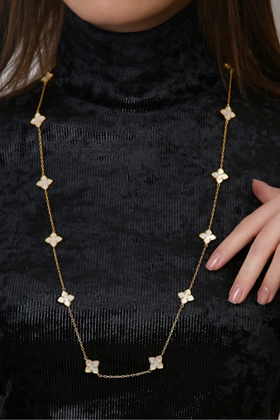 Argentum Concept 18K Altın Kaplamalı 925 Ayar Gümüş Veneto Saray Çiçekleri 15...